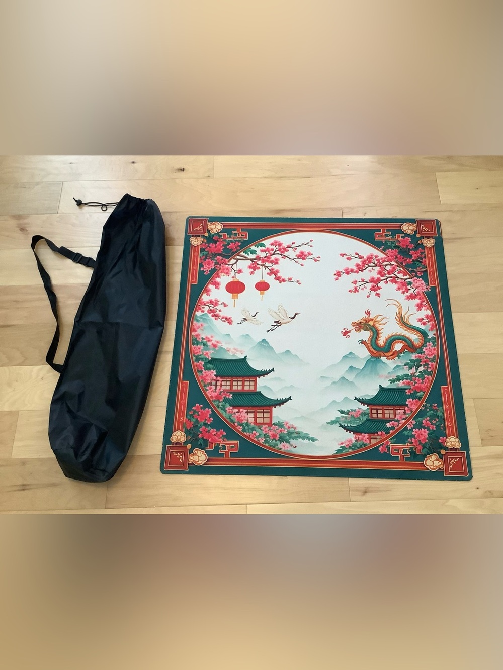 Mah Jong Mat with Carrying Case NWOT